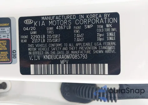 2021 Kia Seltos S из США, поврежденный, VIN KNDEUCAA0M7085793